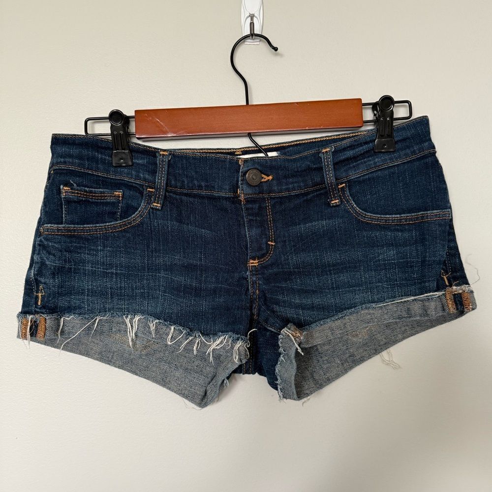 Abercrombie & Fitch Denim Blue Women's Shorts size 27 - Picture 1 of 6